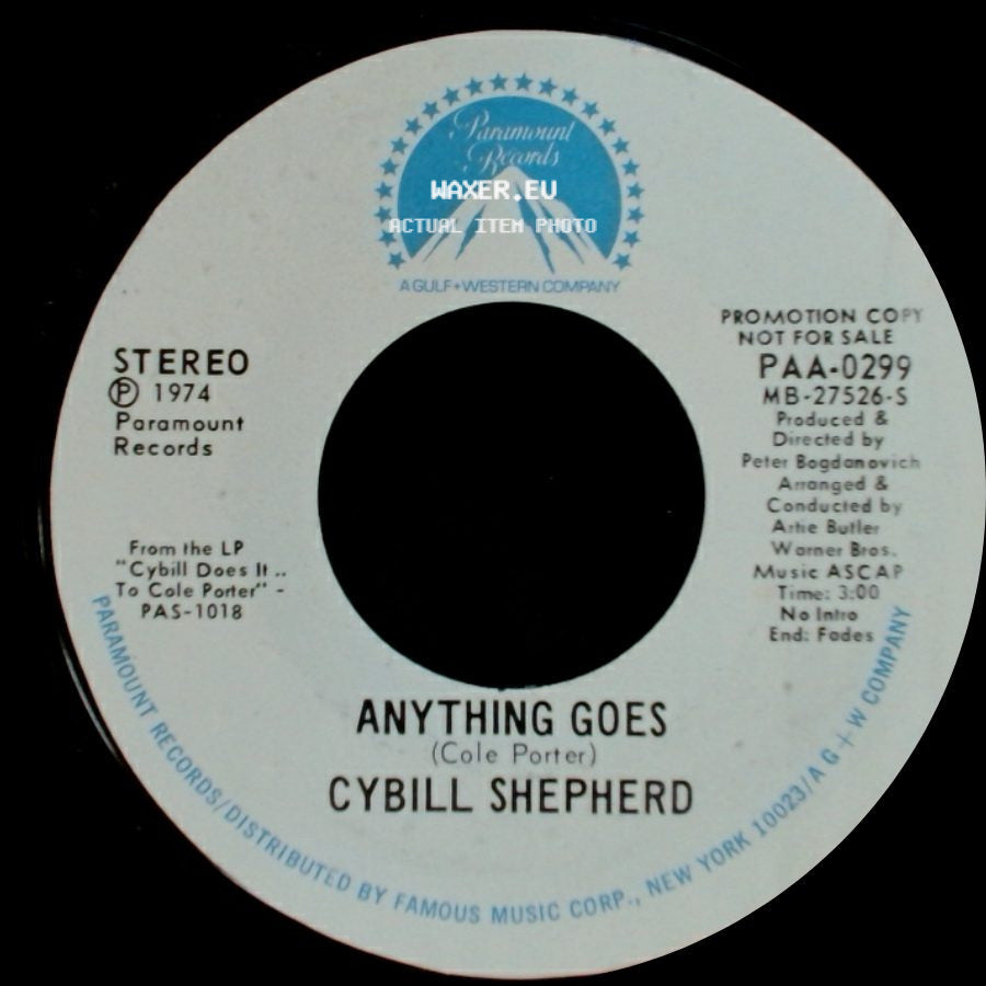 Cybill Shepherd - Anything Goes / My Heart Belongs To Daddy side A