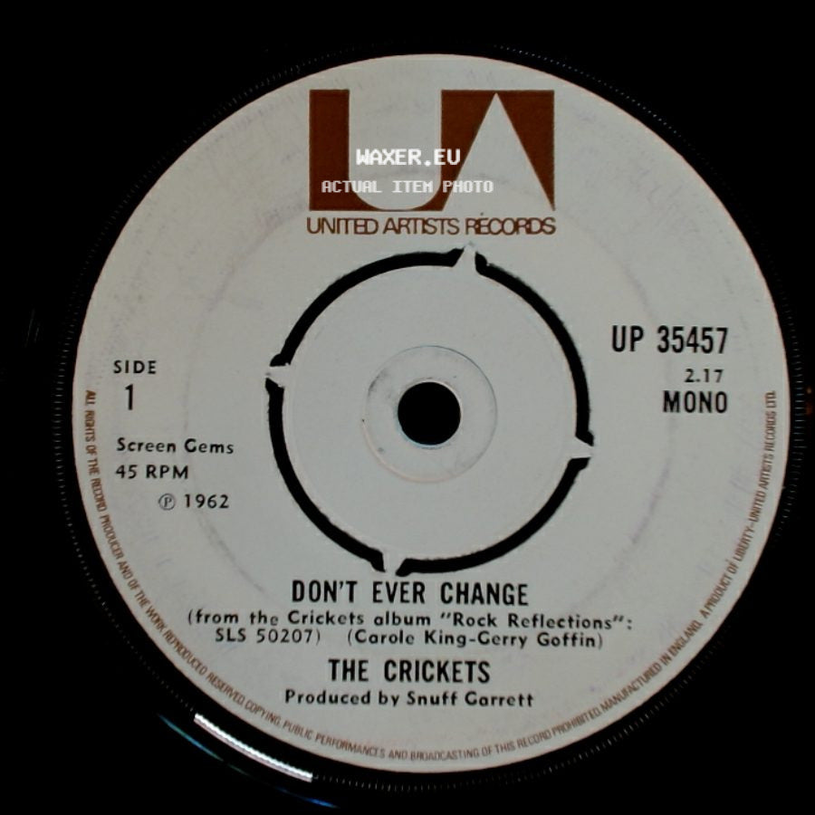 The Crickets - Don't Ever Change / Playboy side A