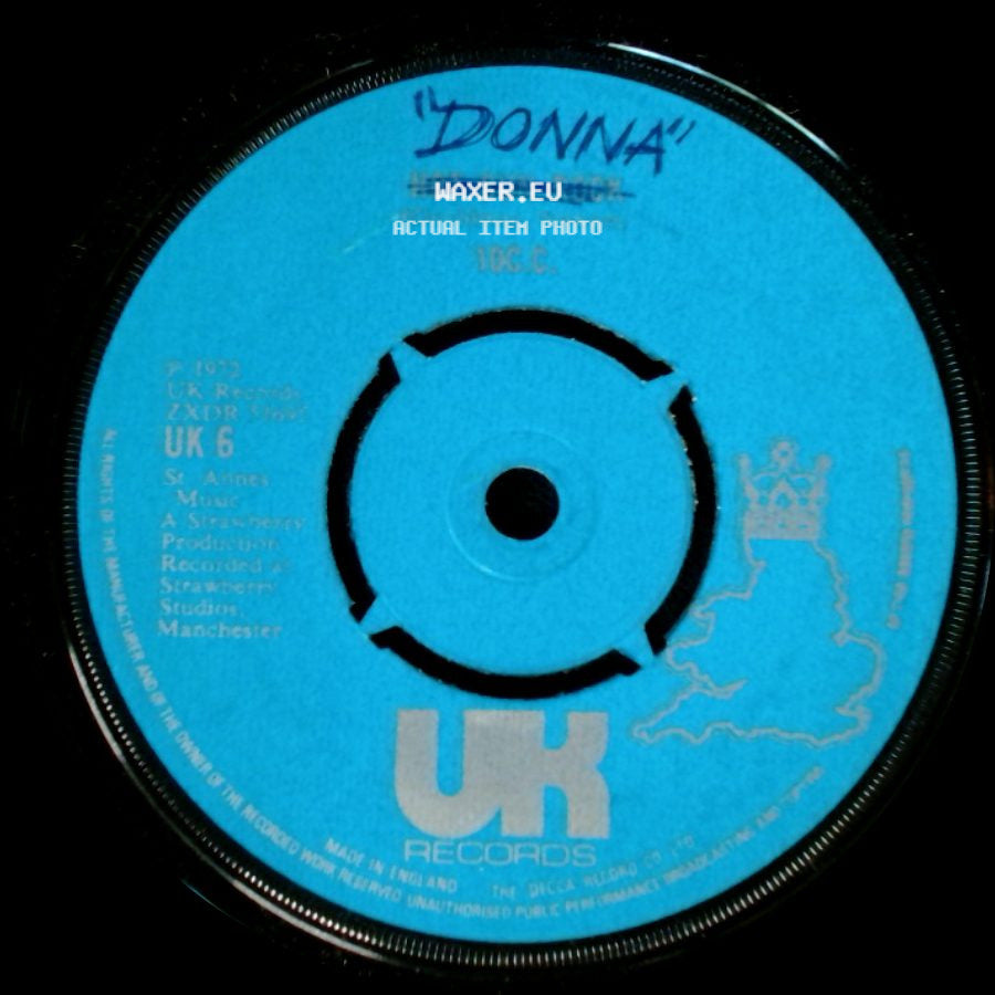 Unknown Artist - Donna / Hot Sun Rock side A