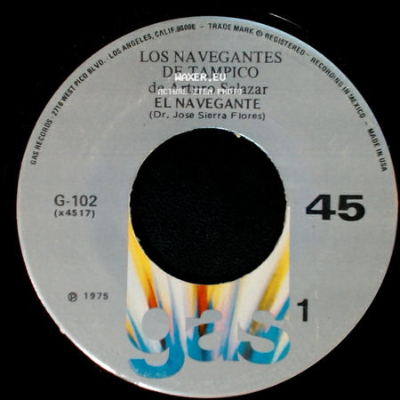 Arturo Salazar / Los Navegantes De Tampico De Arturo Salazar - El Navegante / Carrousel side A