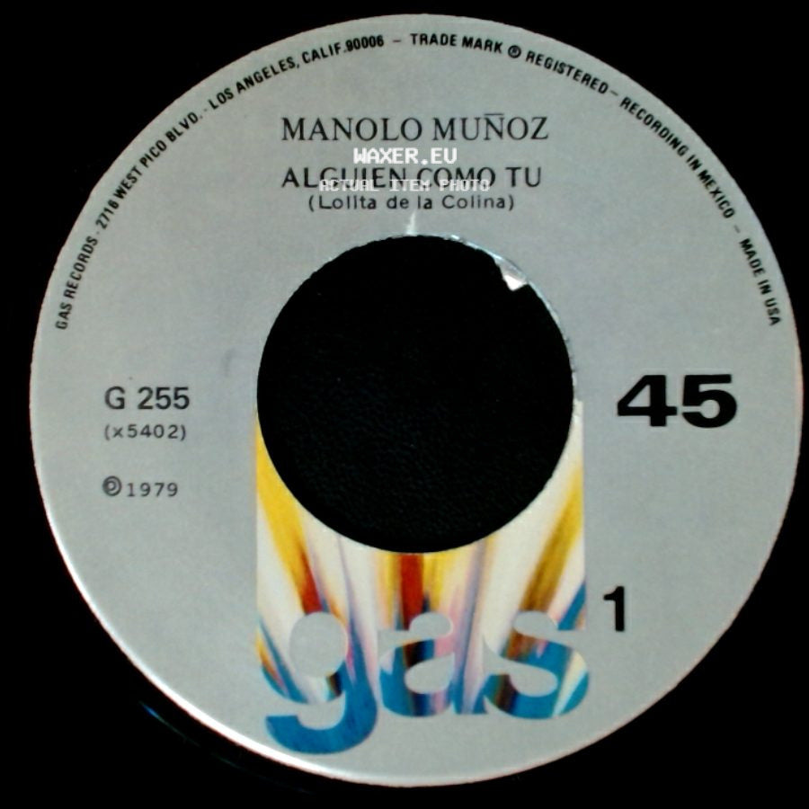Manolo Muñoz - Alguien Como Tu (Lolita De La Colina) / Voy A Perder / La Cabeza Por Tu Amor side A