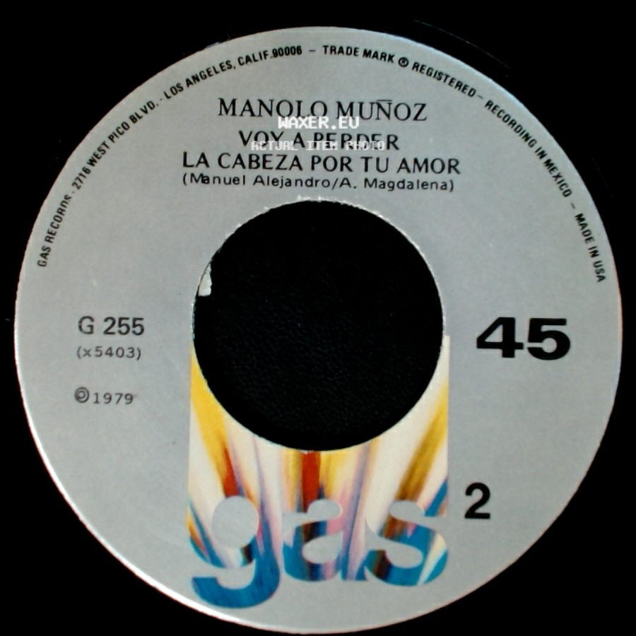Manolo Muñoz - Alguien Como Tu (Lolita De La Colina) / Voy A Perder / La Cabeza Por Tu Amor side B