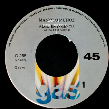 Manolo Muñoz - Alguien Como Tu (Lolita De La Colina) / Voy A Perder / La Cabeza Por Tu Amor side A