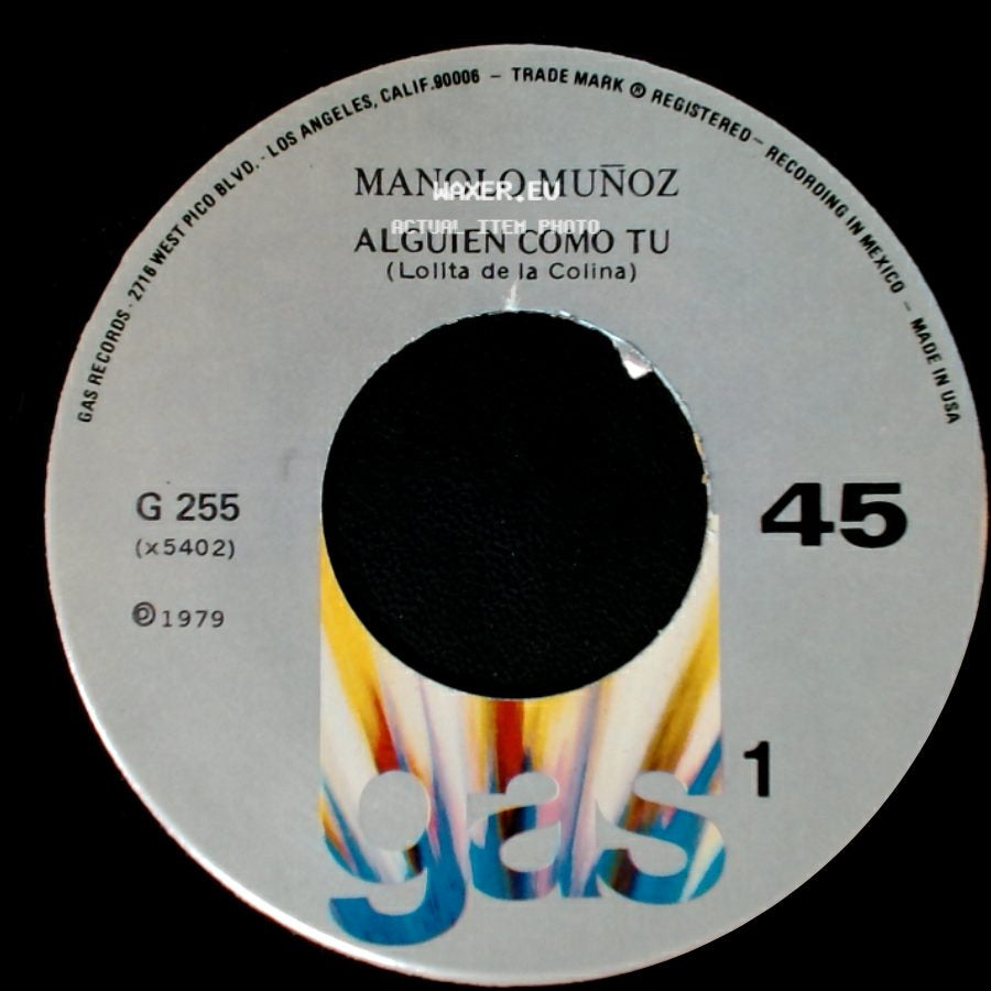 Manolo Muñoz - Alguien Como Tu (Lolita De La Colina) / Voy A Perder / La Cabeza Por Tu Amor side A
