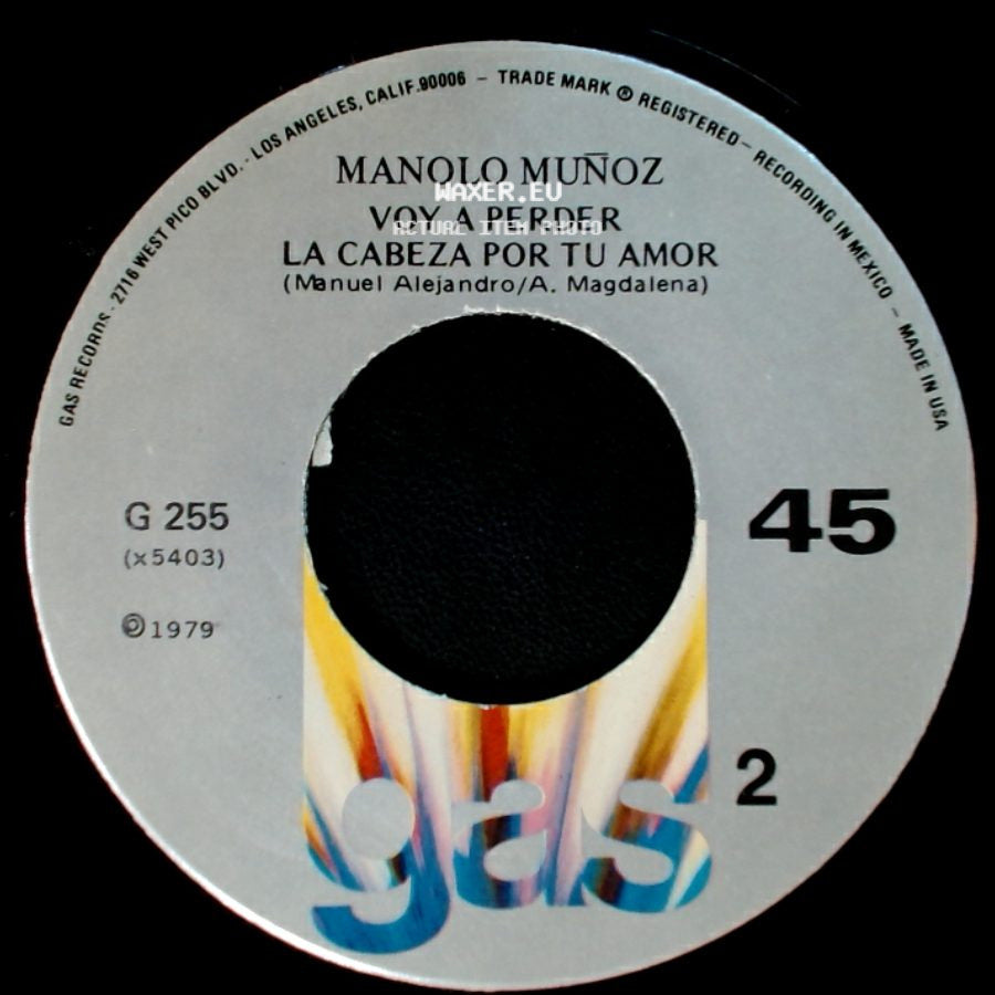 Manolo Muñoz - Alguien Como Tu (Lolita De La Colina) / Voy A Perder / La Cabeza Por Tu Amor side B