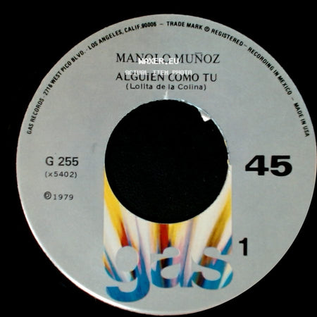 Manolo Muñoz - Alguien Como Tu (Lolita De La Colina) / Voy A Perder La Cabeza Por Tu Amor side A
