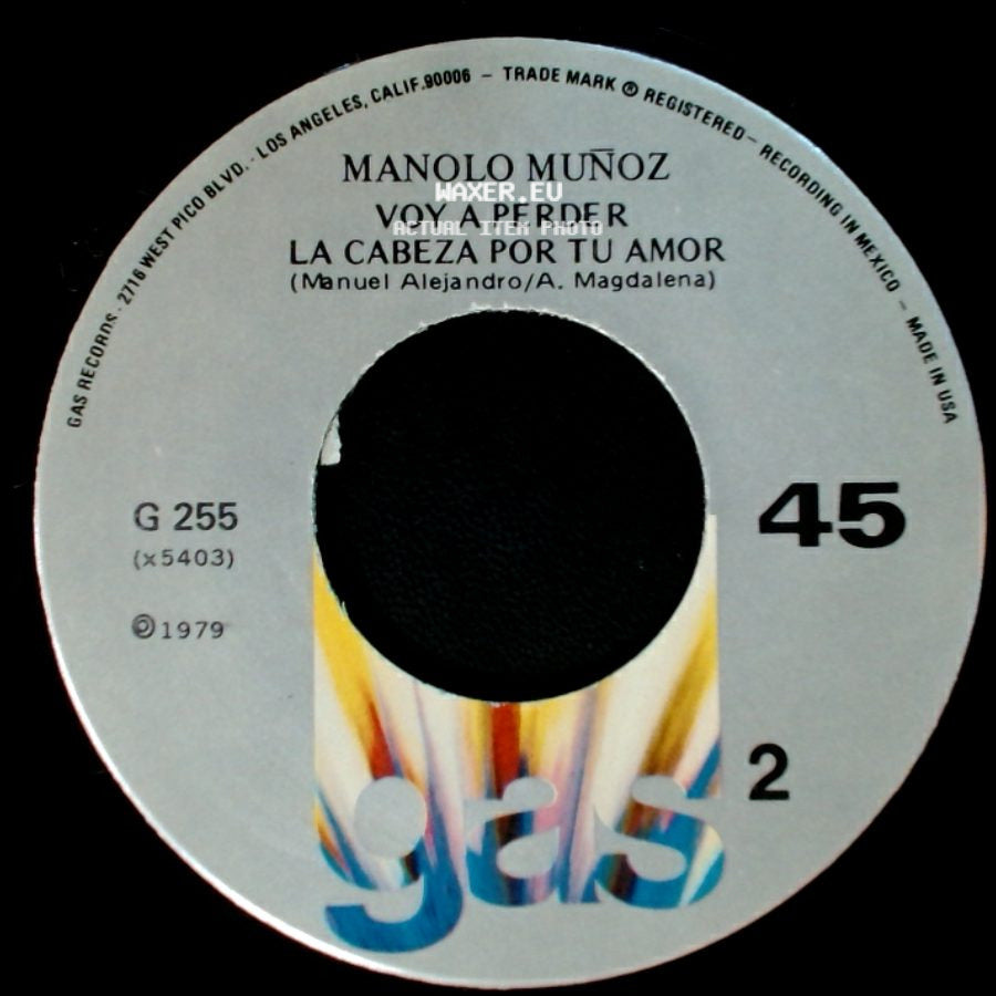 Manolo Muñoz - Alguien Como Tu (Lolita De La Colina) / Voy A Perder La Cabeza Por Tu Amor side B