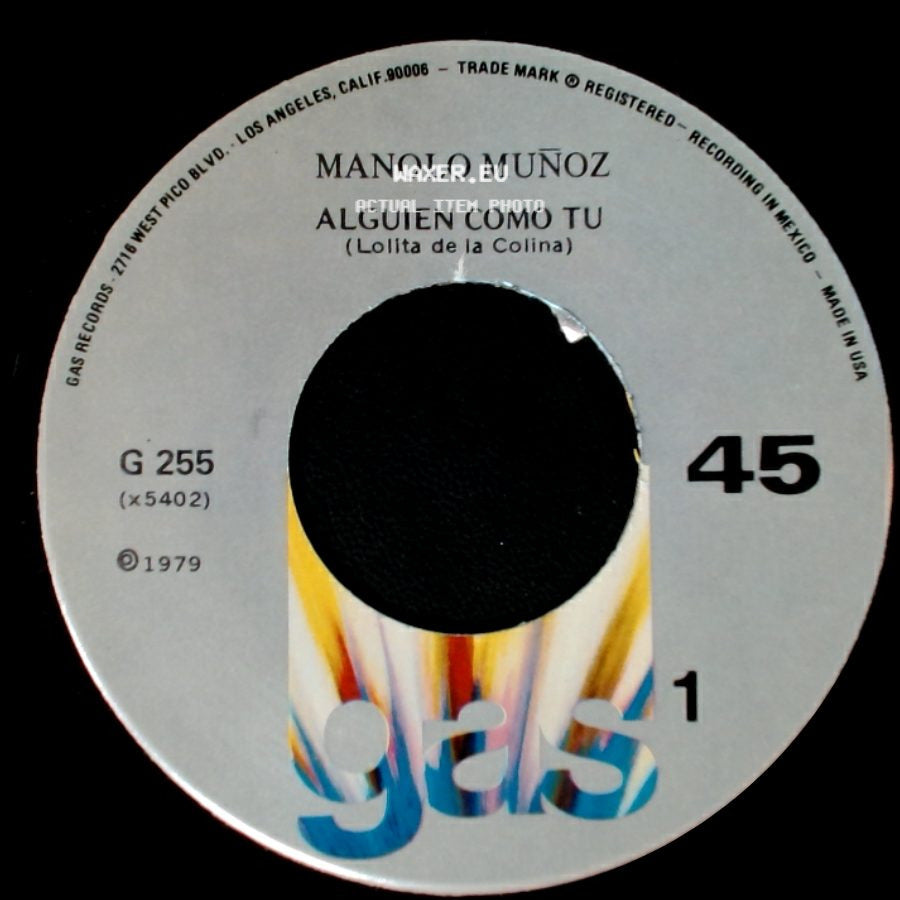 Manolo Muñoz - Alguien Como Tu (Lolita De La Colina) / Voy A Perder / La Cabeza Por Tu Amor side A