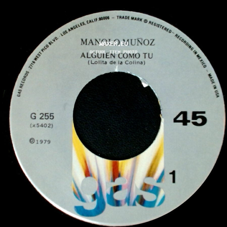Manolo Muñoz - Alguien Como Tu (Lolita De La Colina) / Voy A Perder / La Cabeza Por Tu Amor side A