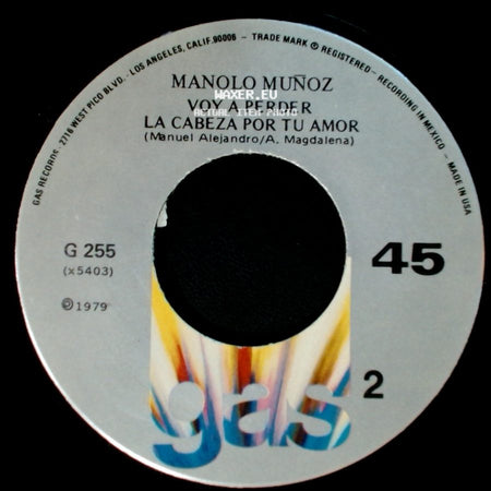 Manolo Muñoz - Alguien Como Tu (Lolita De La Colina) / Voy A Perder / La Cabeza Por Tu Amor side B