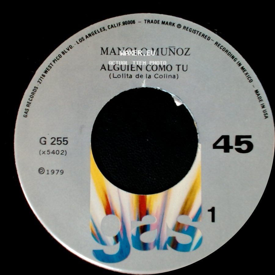 Manolo Muñoz - Alguien Como Tu (Lolita De La Colina) / Voy A Perder / La Cabeza Por Tu Amor side A