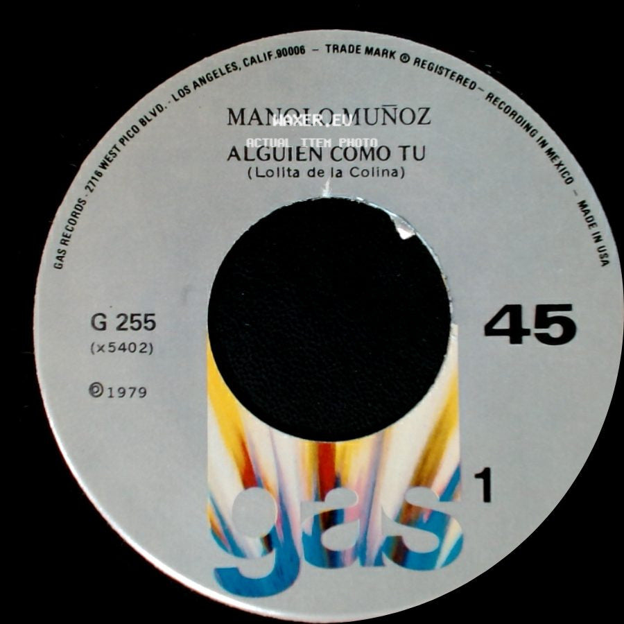 Manolo Muñoz - Alguien Como Tu (Lolita De La Colina) / Voy A Perder / La Cabeza Por Tu Amor side A