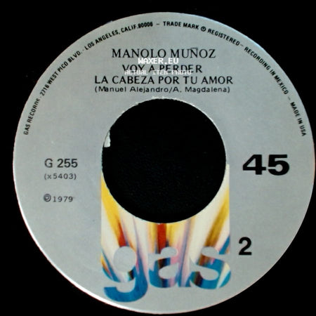 Manolo Muñoz - Alguien Como Tu (Lolita De La Colina) / Voy A Perder La Cabeza Por Tu Amor side B