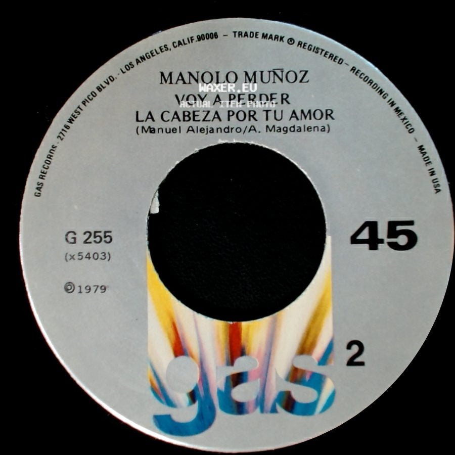 Manolo Muñoz - Alguien Como Tu (Lolita De La Colina) / Voy A Perder La Cabeza Por Tu Amor side B