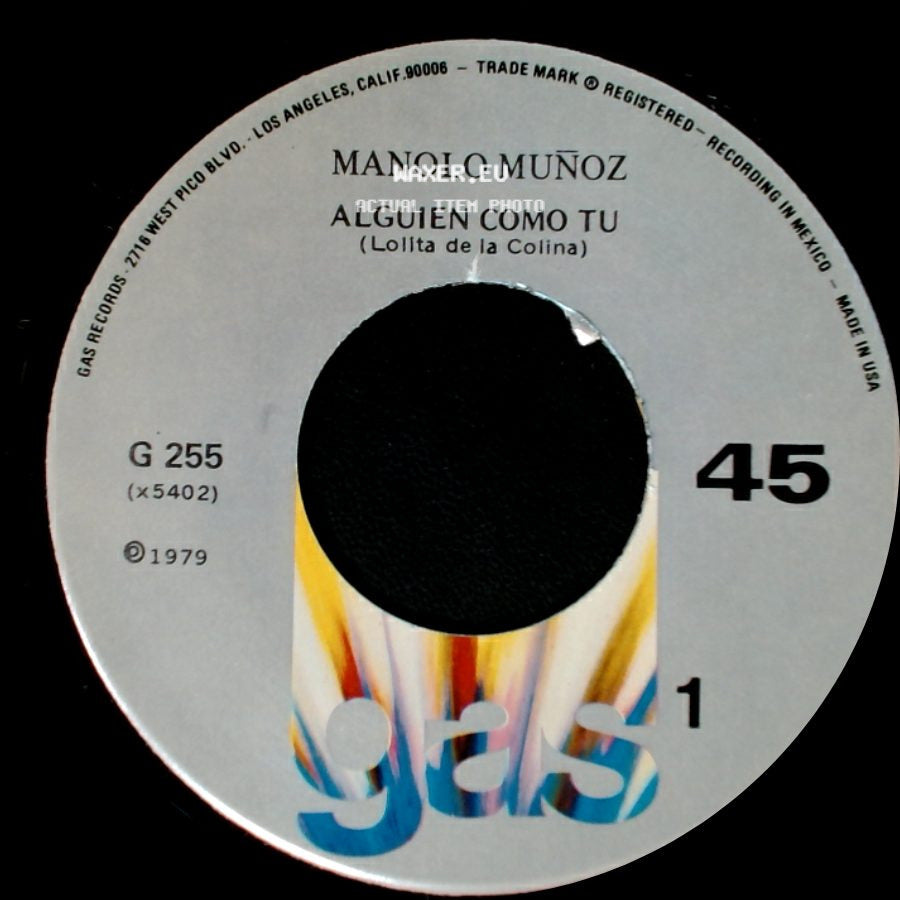 Manolo Muñoz - Alguien Como Tu (Lolita De La Colina) / Voy A Perder / La Cabeza Por Tu Amor side A