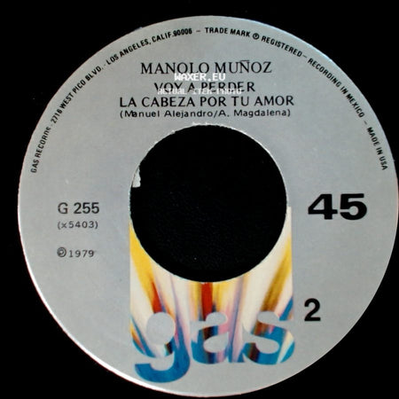 Manolo Muñoz - Alguien Como Tu (Lolita De La Colina) / Voy A Perder / La Cabeza Por Tu Amor side B