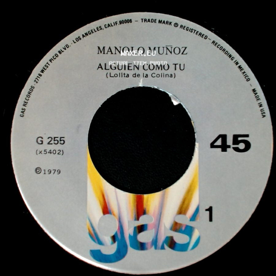 Manolo Muñoz - Alguien Como Tu (Lolita De La Colina) / Voy A Perder / La Cabeza Por Tu Amor side A