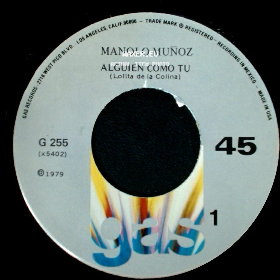 Manolo Muñoz - Alguien Como Tu (Lolita De La Colina) / Voy A Perder / La Cabeza Por Tu Amor side A