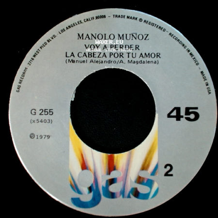 Manolo Muñoz - Alguien Como Tu (Lolita De La Colina) / Voy A Perder / La Cabeza Por Tu Amor side B