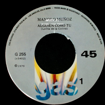 Manolo Muñoz - Alguien Como Tu (Lolita De La Colina) / Voy A Perder / La Cabeza Por Tu Amor side A