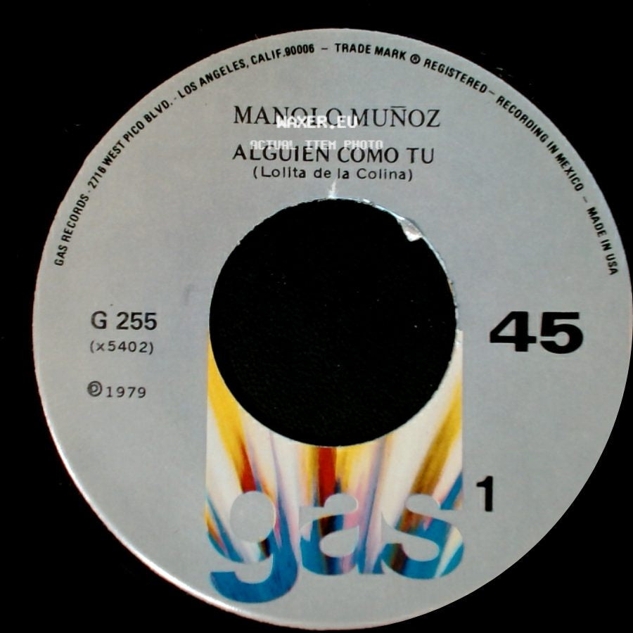 Manolo Muñoz - Alguien Como Tu (Lolita De La Colina) / Voy A Perder / La Cabeza Por Tu Amor side A