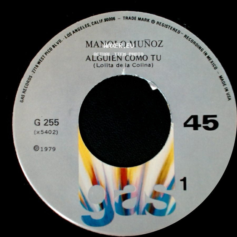 Manolo Muñoz - Alguien Como Tu (Lolita De La Colina) / Voy A Perder / La Cabeza Por Tu Amor side A