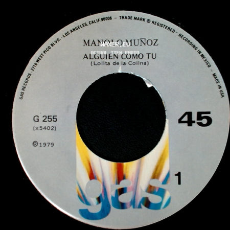 Manolo Muñoz - Alguien Como Tu (Lolita De La Colina) / Voy A Perder / La Cabeza Por Tu Amor side A