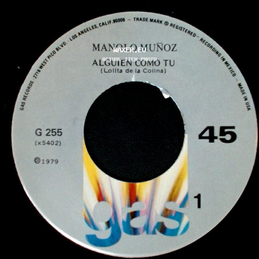 Manolo Muñoz - Alguien Como Tu (Lolita De La Colina) / Voy A Perder / La Cabeza Por Tu Amor side A