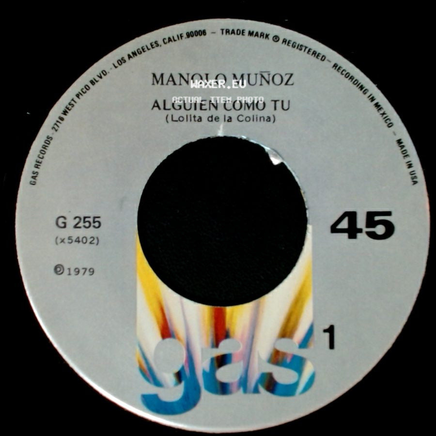 Manolo Muñoz - Alguien Como Tu (Lolita De La Colina) / Voy A Perder / La Cabeza Por Tu Amor side A