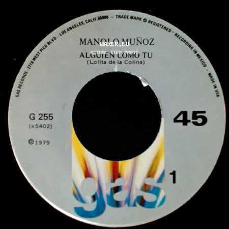 Manolo Muñoz - Alguien Como Tu (Lolita De La Colina) / Voy A Perder / La Cabeza Por Tu Amor side A