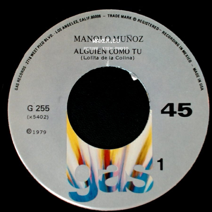 Manolo Muñoz - Alguien Como Tu (Lolita De La Colina) / Voy A Perder La Cabeza Por Tu Amor side A