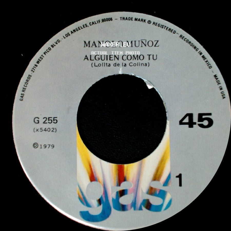 Manolo Muñoz - Alguien Como Tu (Lolita De La Colina) / Voy A Perder / La Cabeza Por Tu Amor side A