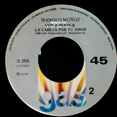 Manolo Muñoz - Alguien Como Tu (Lolita De La Colina) / Voy A Perder / La Cabeza Por Tu Amor side B