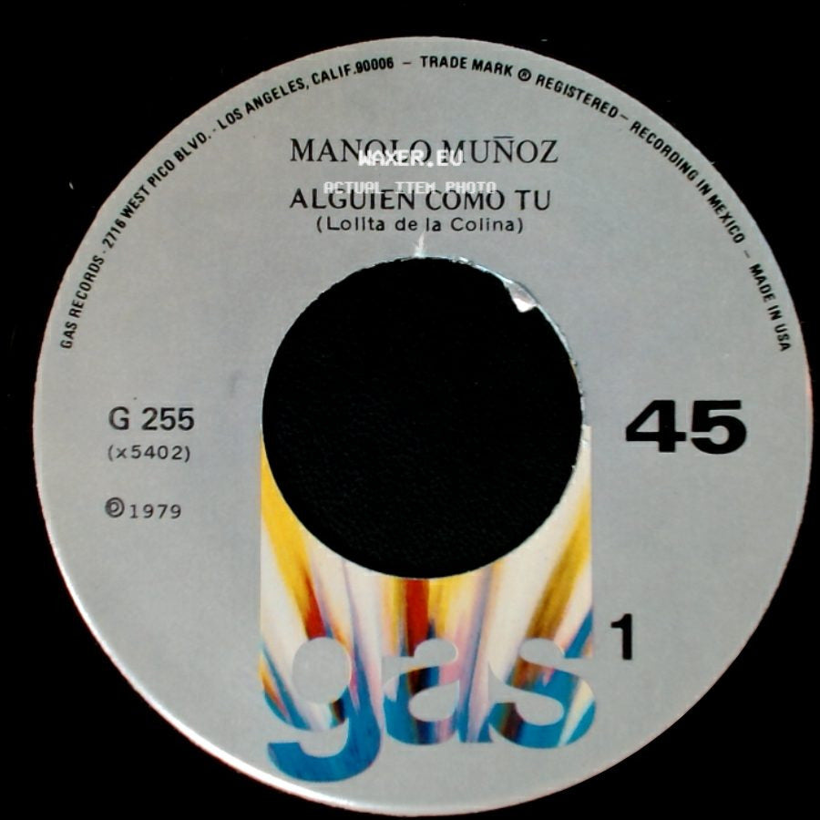Manolo Muñoz - Alguien Como Tu (Lolita De La Colina) / Voy A Perder / La Cabeza Por Tu Amor side A