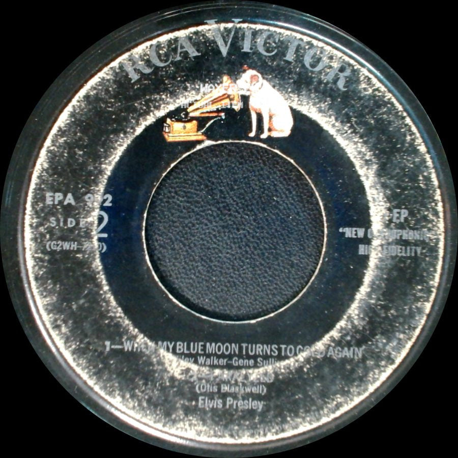 Elvis Presley - Unknown Title A / When My Blue Moon Turns To Gold Again side B