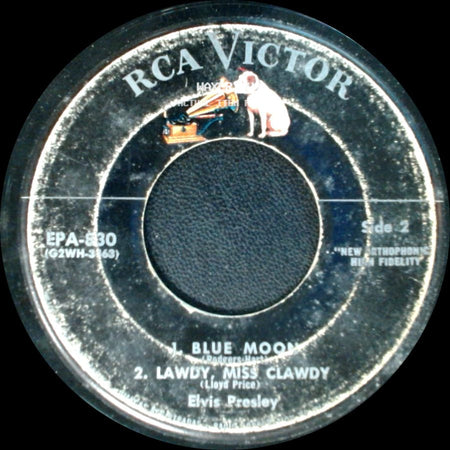 Elvis Presley - Shake, Rattle And Roll / I Love You Because / Blue Moon / Lawdy Miss Clawdy side B