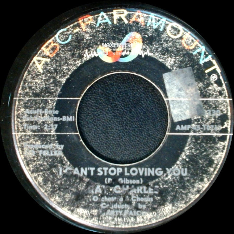 Ray Charles - I Can't Stop Loving You / Born To Lose side A