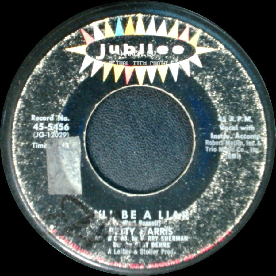 Betty Harris / Bobby Harris - I'll Be A Liar / Cry To Me side A