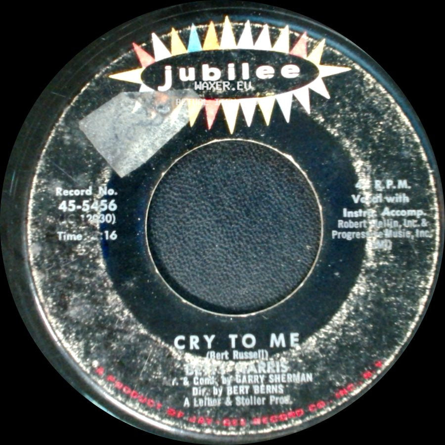 Betty Harris / Bobby Harris - I'll Be A Liar / Cry To Me side B
