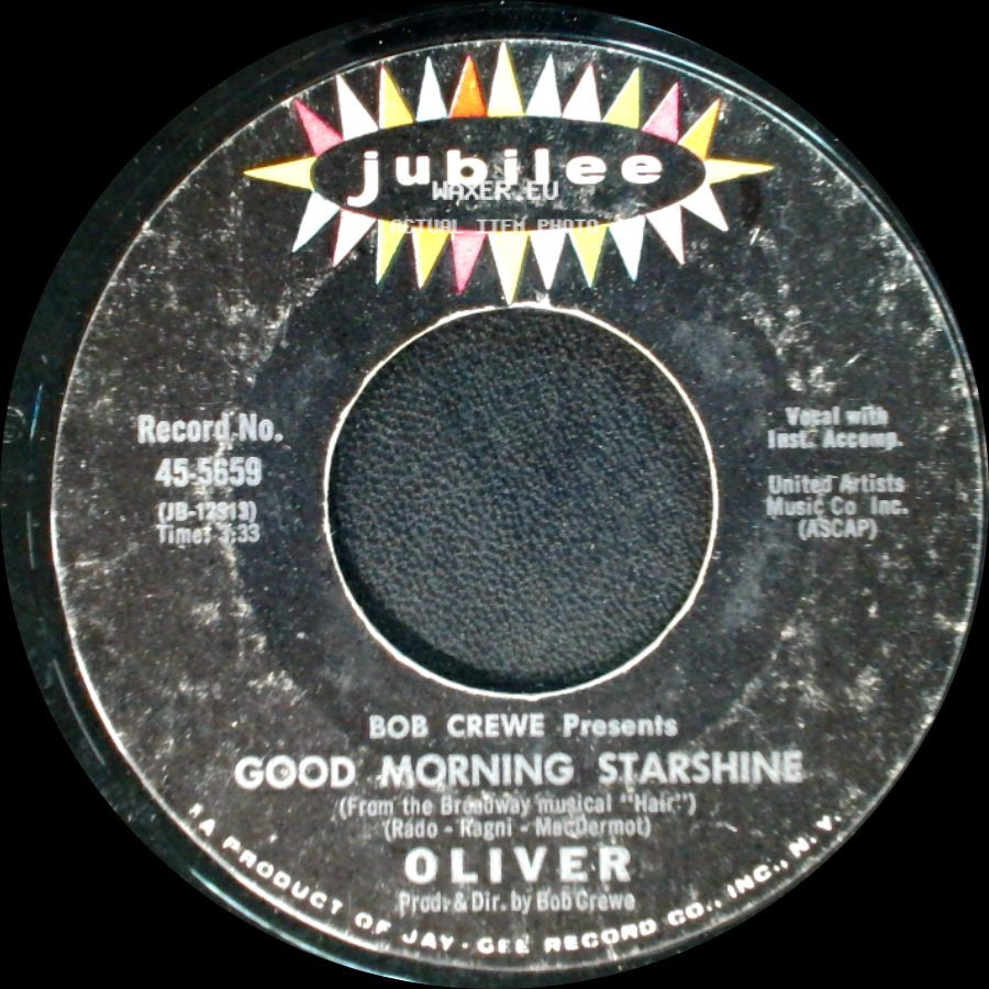 Oliver - Good Morning Starshine / Can't You See side A