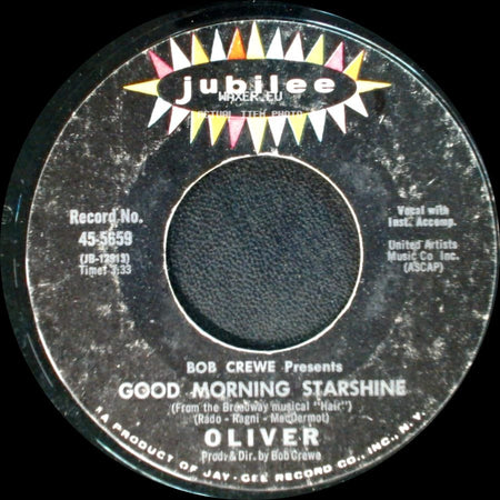 Oliver - Good Morning Starshine / Can't You See side A