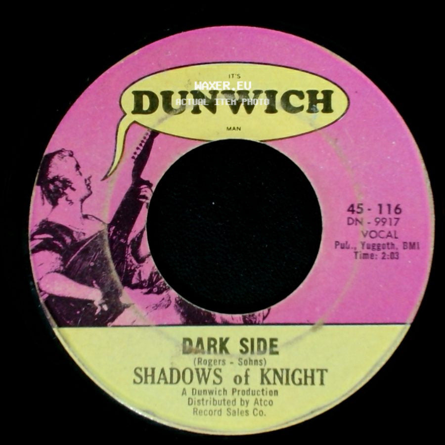 Shadows Of Knight - Gloria / Dark Side side B