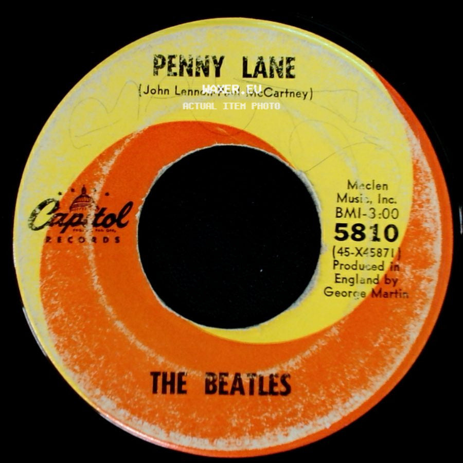 The Beatles - Penny Lane / Strawberry Fields Forever side A