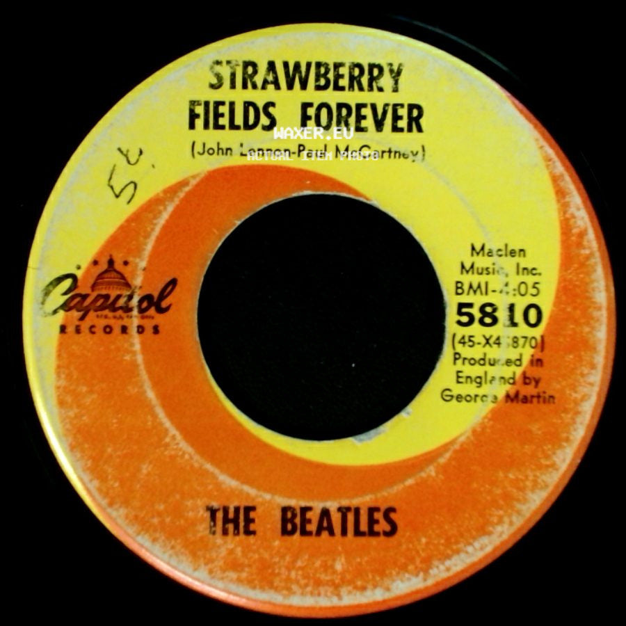 The Beatles - Penny Lane / Strawberry Fields Forever side B