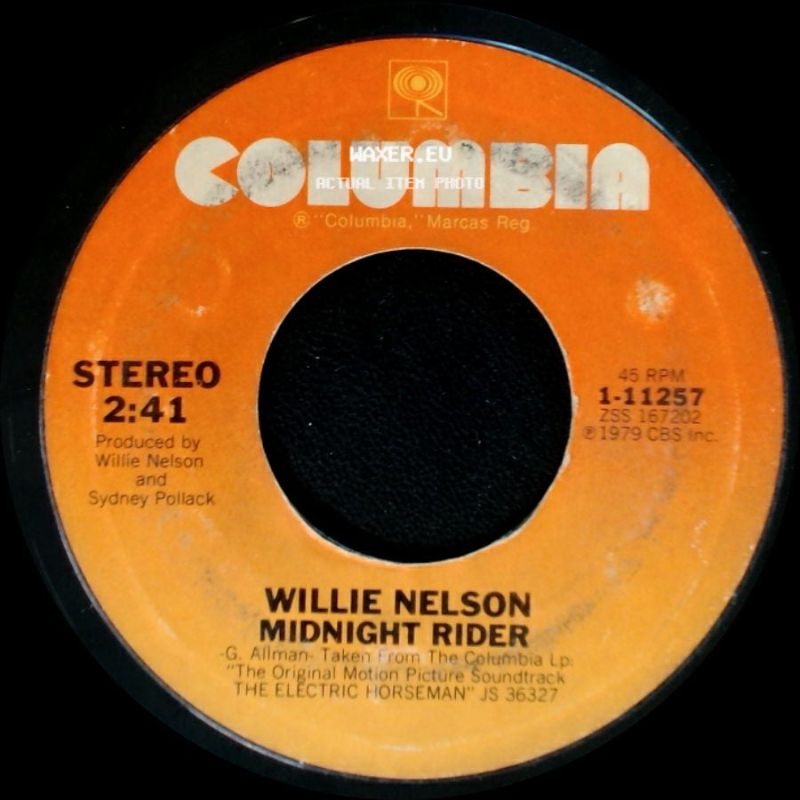Willie Nelson - Midnight Rider / So You Think You're A Cowboy side A