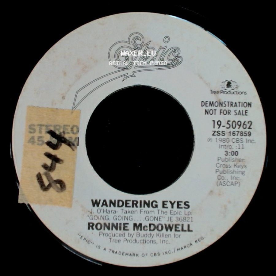 Ronnie Mcdowell - Wandering Eyes / Wandering Eyes side A