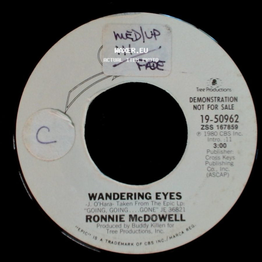 Ronnie Mcdowell - Wandering Eyes / Wandering Eyes side B
