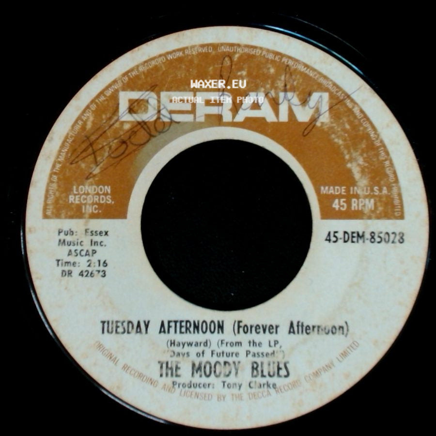 The Moody Blues - Tuesday Afternoon (Forever Afternoon) / Another Morning side A
