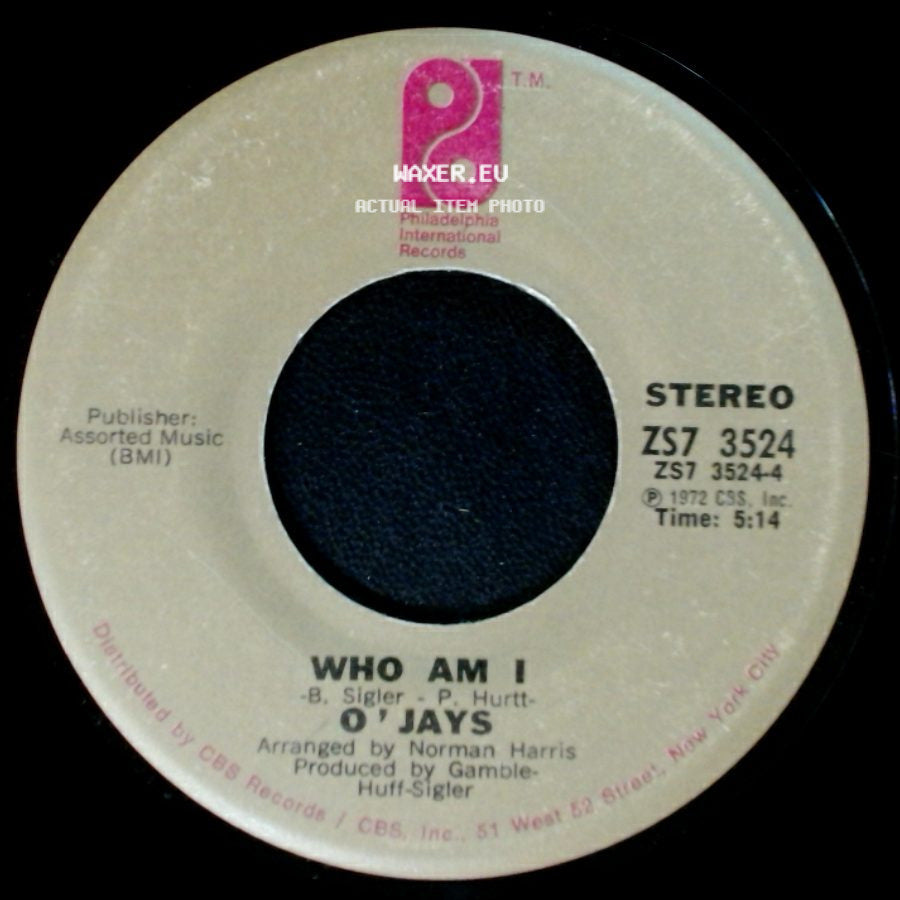 O'jays - Love Train / Who Am I side B