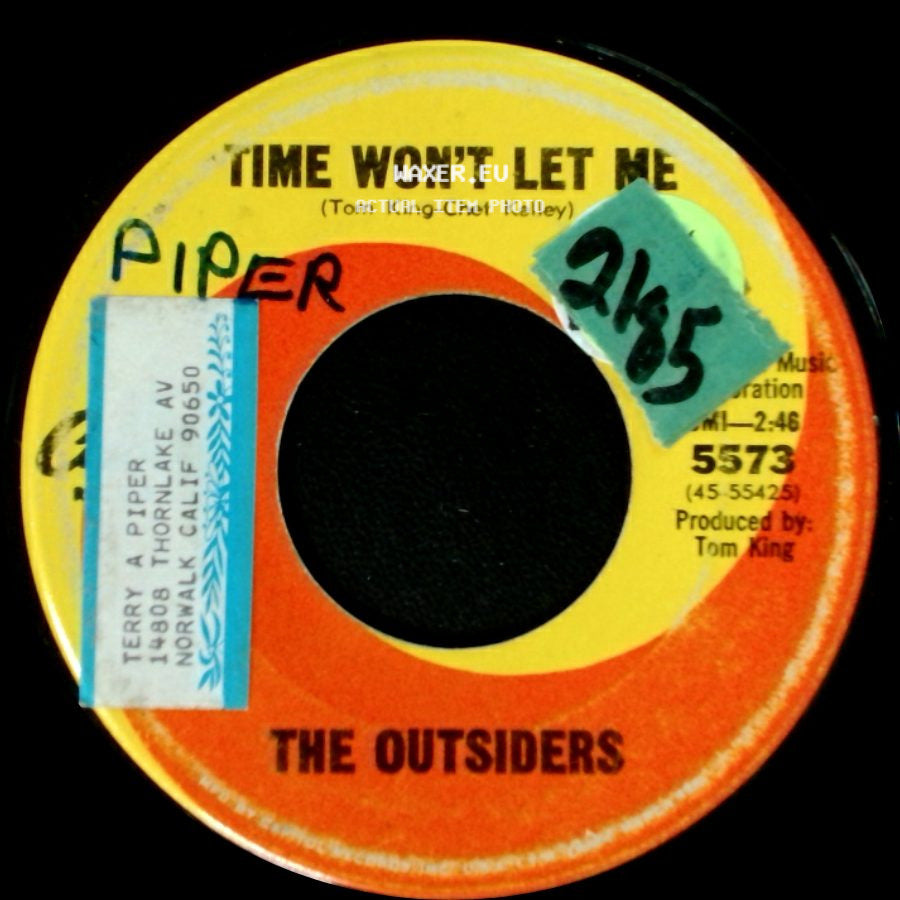 The Outsiders - Time Won't Let Me / Was It Really Real side A